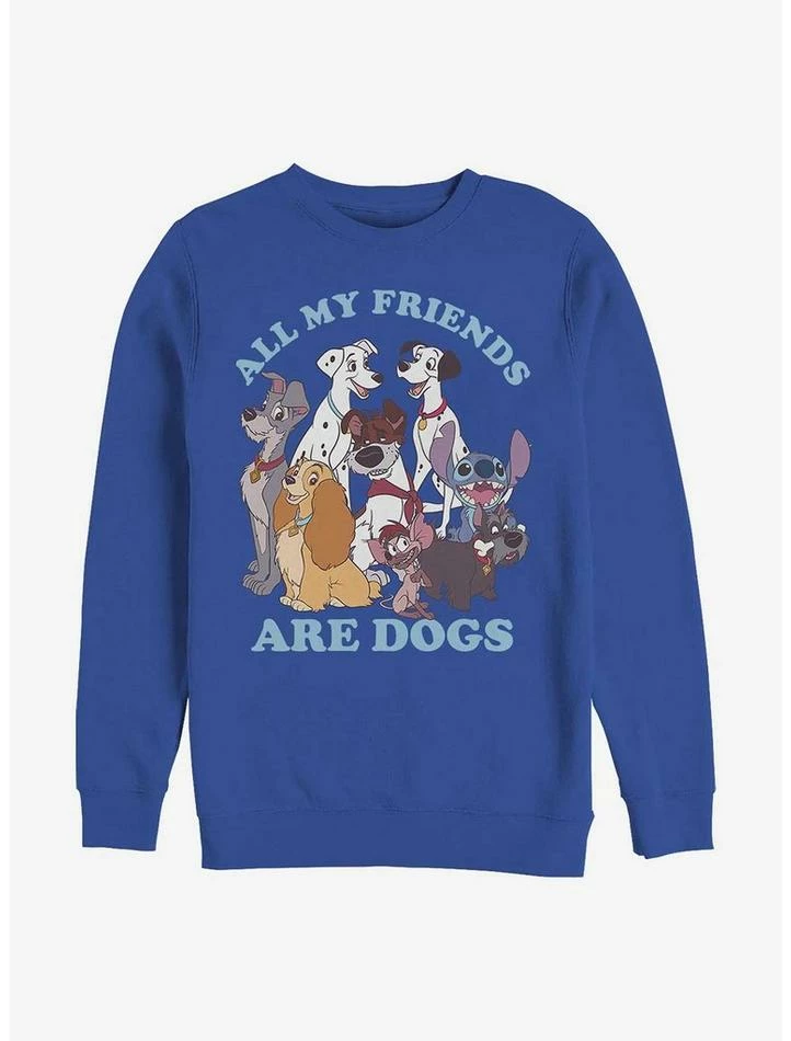 Best deal 🥰 Disney All My Friends Are 🐕 Dogs Sweatshirt 🥰