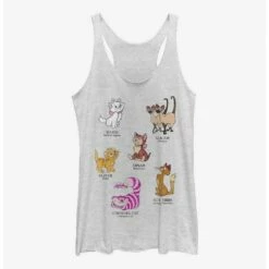 Coupon 👍 Disney Cats Breeds 👧 Girls Tank ❤️