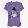Hot Sale 🎉 Disney Winnie The Pooh Big Face Eeyore 👧 Girls T-Shirt 🛒