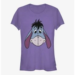 Hot Sale 🎉 Disney Winnie The Pooh Big Face Eeyore 👧 Girls T-Shirt 🛒