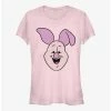 Hot Sale 🤩 Disney Winnie The Pooh Big Face Piglet 👧 Girls T-Shirt ⌛