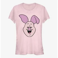 Hot Sale 🤩 Disney Winnie The Pooh Big Face Piglet 👧 Girls T-Shirt ⌛