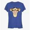Budget ✔️ Disney Winnie The Pooh Big Face Tigger 👧 Girls T-Shirt 😀