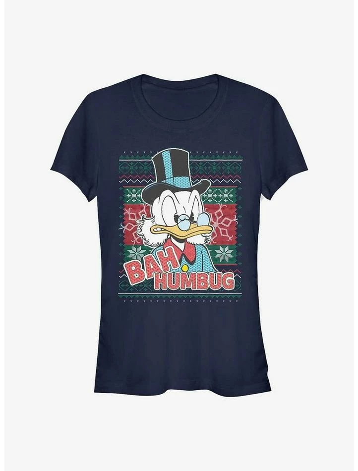 Hot Sale ๐ Disney Duck Tale Bah Humbug Scroog ๐ง Girls T-Shirt ๐