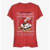 Promo ✔️ Disney Duck Tale Yuletide Donald Fa La La 👧 Girls T-Shirt ⭐
