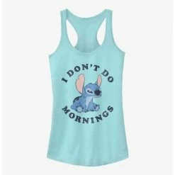 Top 10 😉 Disney Lilo And Stitch I Dont Do Mornings 👧 Girls Tank 🧨