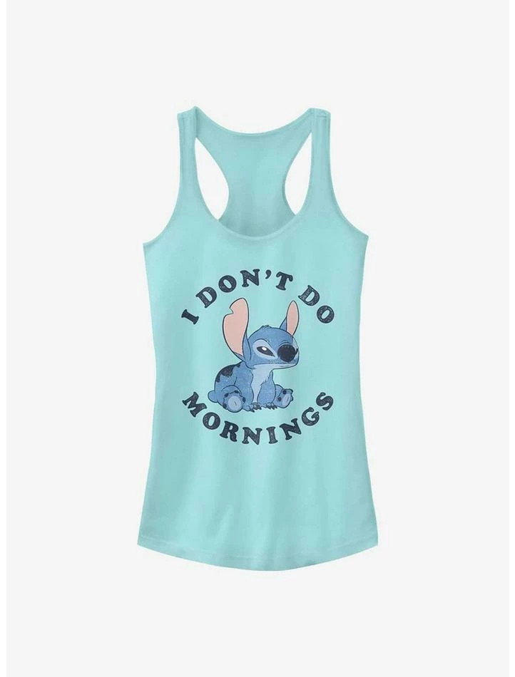 Top 10 ๐ Disney Lilo And Stitch I Dont Do Mornings ๐ง Girls Tank ๐งจ