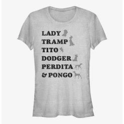 New ⌛ Disney Odd 🦮 Dogs 👧 Girls T-Shirt 🧨