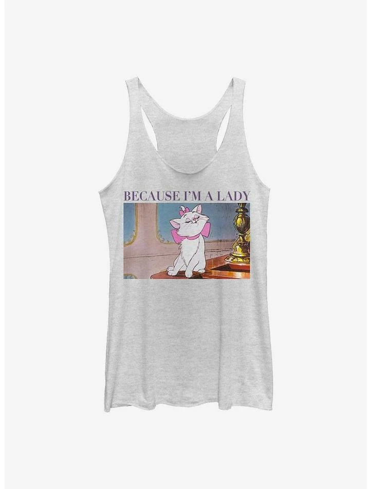 Discount 🛒 Disney The Aristocats Marie Because Im A Lady 👧 Girls Tank 🎉