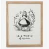 Buy 🛒 Disney Alice In Wonderland Framed Wood Décor 🔥