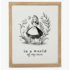 Buy 🛒 Disney Alice In Wonderland Framed Wood Décor 🔥