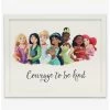 Buy 🧨 Disney Princesses Courage To Be Kind Framed Décor 😀