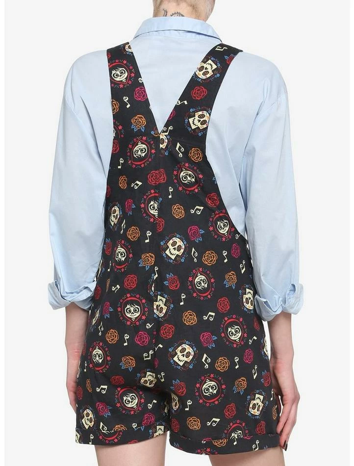 Top 10 💯 Disney Pixar Coco Sugar Skull Soft Shortalls ✨ - Image 3