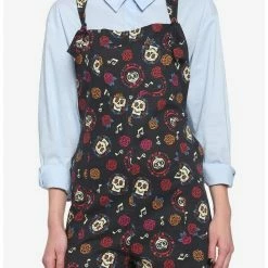 Top 10 ๐ฏ Disney Pixar Coco Sugar Skull Soft Shortalls โจ