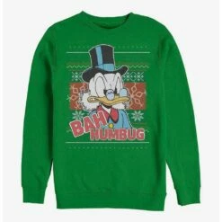 Best Sale 🔥 Disney Ducktales Bah Humbug Scrooge Crew Sweatshirt 😉