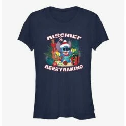 Buy 🧨 Disney Lilo & Stitch Mischief And Merrymaking 👧 Girls T-Shirt 🔥