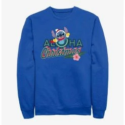 Hot Sale 🥰 Disney Lilo & Stitch Aloha 🎅 Christmas Crew Sweatshirt 🌟