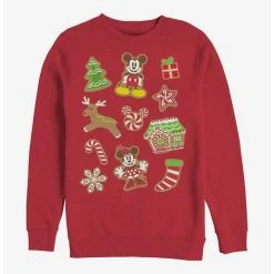 Deals 👏 Disney Mickey Mouse Gingerbread Mouses Crew Sweatshirt 😉