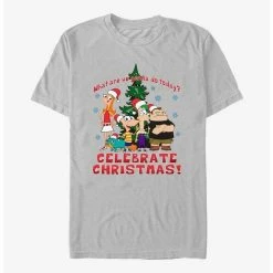 Wholesale ⭐ Disney Phineas And Ferb 🔔 Christmas T-Shirt 😉