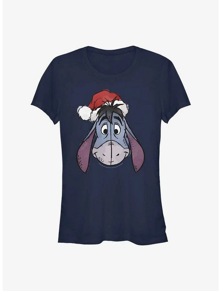 Cheapest ๐ Disney Winnie The Pooh Santa Eeyore ๐ง Girls T-Shirt ๐งจ