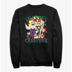 Best deal ✔️ The Nightmare Before 🎄 Christmas Season's Creepings Crew Sweatshirt 👏