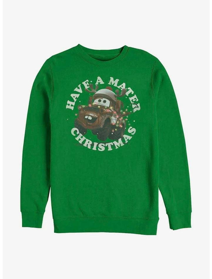Top 10 🛒 Disney Pixar Cars A Mater 🔔 Christmas Crew Sweatshirt 🌟