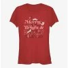 Promo 🔥 Disney Princess Merry And Bright 👧 Girls T-Shirt 😀