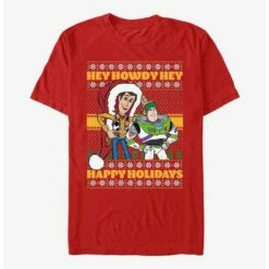 Budget 🎉 Disney Pixar Toy Story Howdy Holidays T-Shirt 🌟