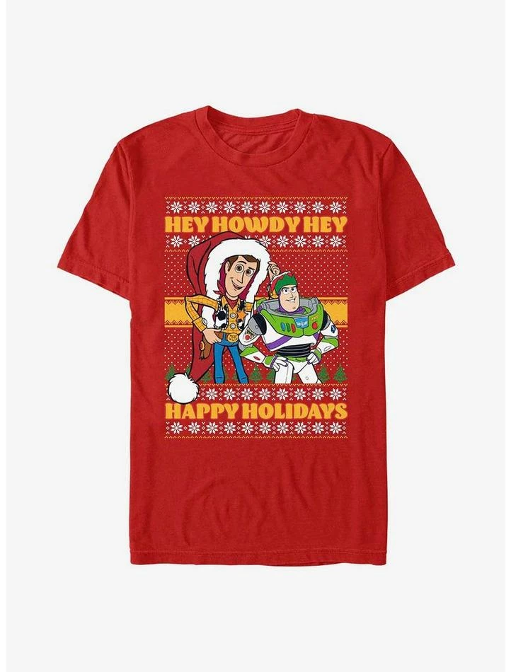 Budget 🎉 Disney Pixar Toy Story Howdy Holidays T-Shirt 🌟