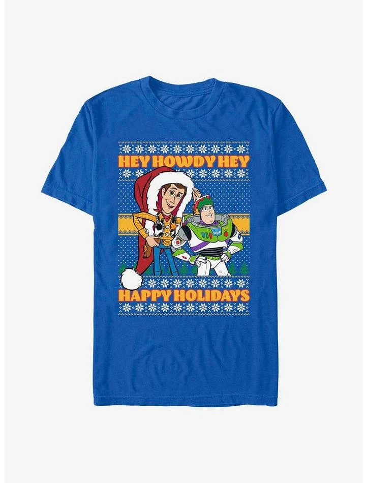 Budget 🎉 Disney Pixar Toy Story Howdy Holidays T-Shirt 🌟 - Image 3