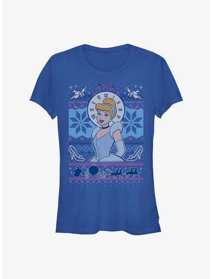 Buy 👍 Disney Princess Cinderella Ugly Holiday 👧 Girls T-Shirt 😉