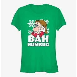 New 🔔 Disney Princess Snow White Grumpy Humbug 👧 Girls T-Shirt 💯