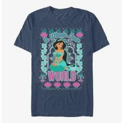 Best Sale 😀 Disney Princess Jasmine World Ugly Holiday T-Shirt ✨
