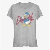 Best Sale 🌟 Disney Donald Duck Signature Donald 👧 Girls T-Shirt 🔔