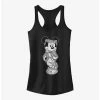 New 😀 Disney Mickey Mouse Retro Mickey 👧 Girls Tank 🎁