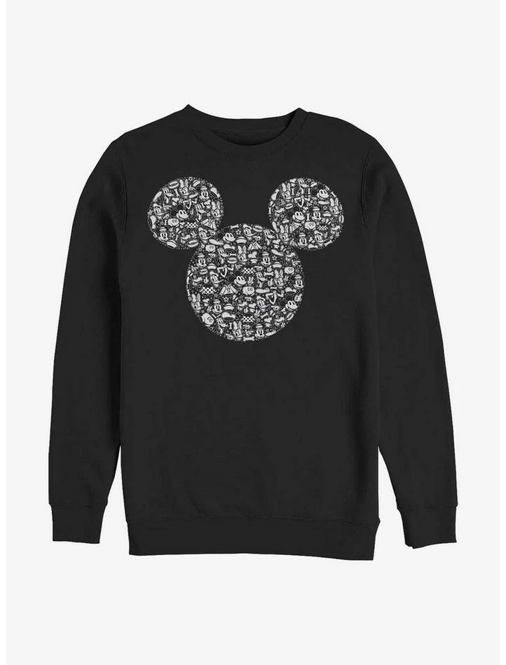 Top 10 π₯ Disney Mickey Mouse Mickey Icons Fill Crew Sweatshirt β€οΈ