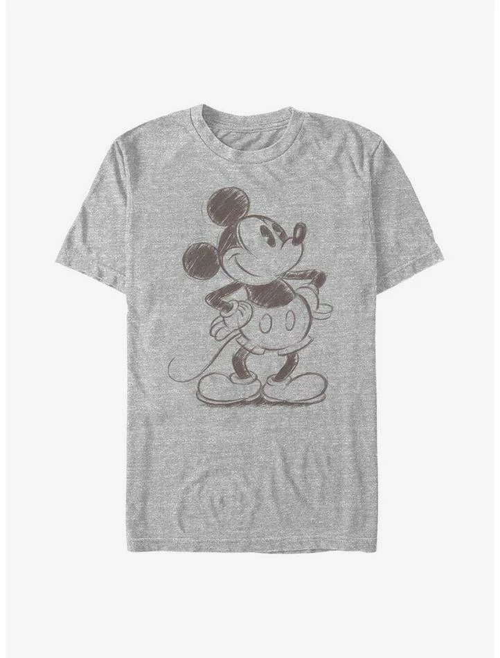 Cheap 🌟 Disney Mickey Mouse Sketched Mickey T-Shirt 🎉