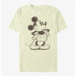 New 🧨 Disney Mickey Mouse Sketched Mickey T-Shirt 🎉