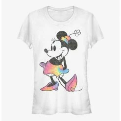 Discount 🔥 Disney Minnie Mouse Tie Dye Minnie 👧 Girls T-Shirt 😉