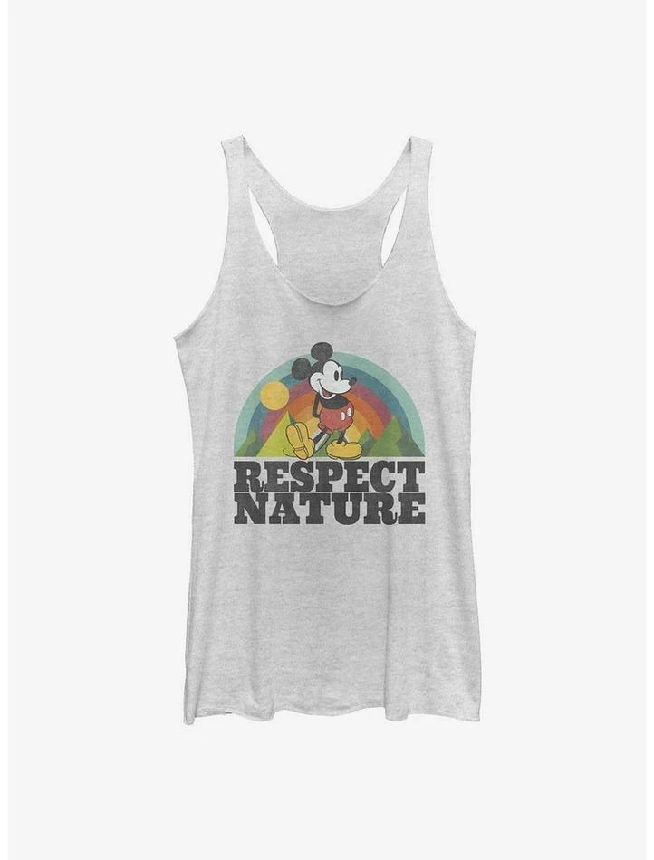 Cheapest 😍 Disney Mickey Mouse Respect Nature 👧 Girls Tank 🛒