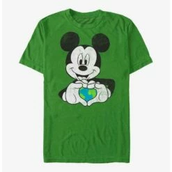 Best reviews of 😀 Disney Mickey Mouse Mickey Earth Heart T-Shirt 👏