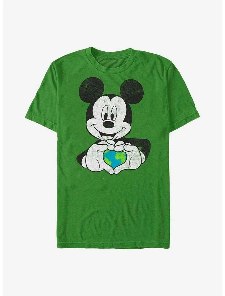 Best reviews of 😀 Disney Mickey Mouse Mickey Earth Heart T-Shirt 👏