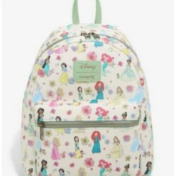 Outlet ๐ฅฐ Loungefly Disney Chibi Princess Floral Mini ๐ Backpack ๐