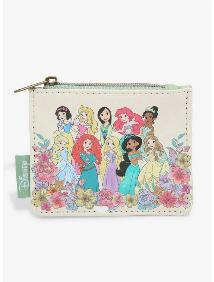 Hot Sale 🛒 Loungefly Disney Chibi Princess Floral Cardholder 🛒