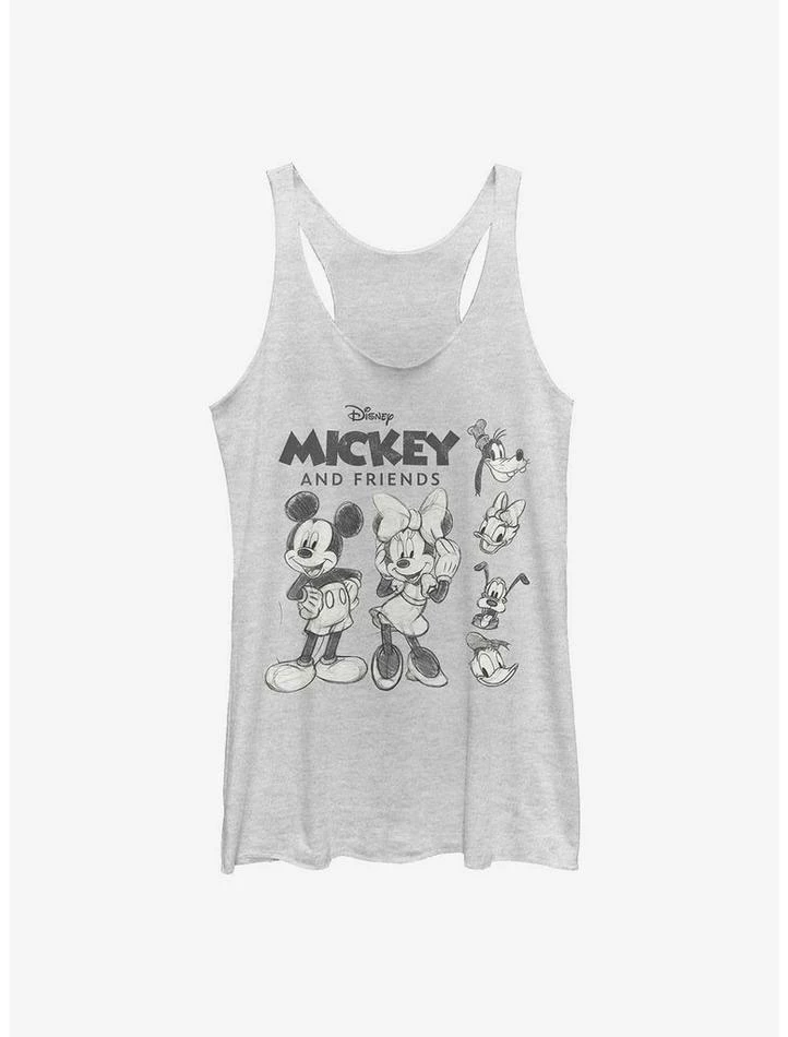 Best deal 😍 Disney Mickey Mouse Mickey Friends Sketch 👧 Girls Tank ❤️
