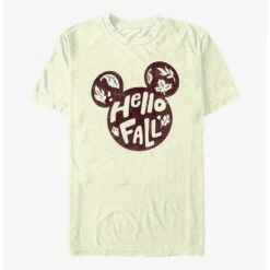 Discount 🎁 Disney Mickey Mouse Hello Fall T-Shirt ✔️