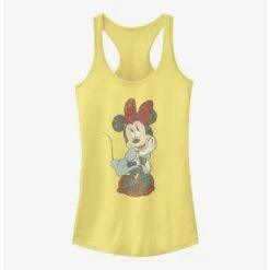 Promo 😉 Disney Minnie Mouse Simple Minnie Sit 👧 Girls Tank ⭐