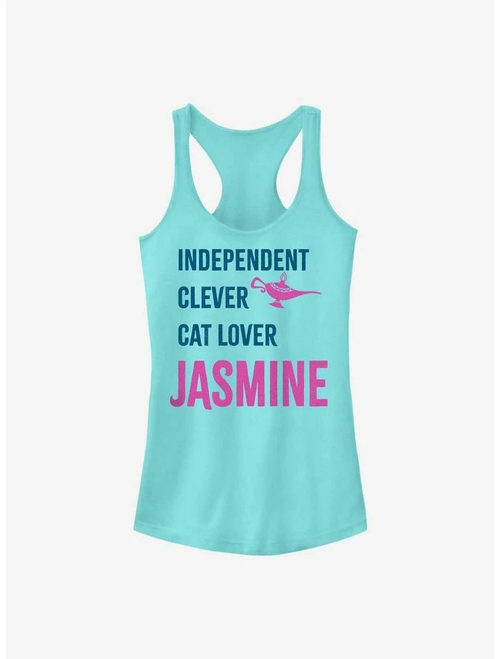 Best Sale 🤩 Disney Aladdin Jasmine List 👧 Girls Tank 👍