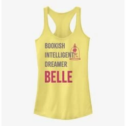 Best deal 🎉 Disney Beauty And The Beast Belle List 👧 Girls Tank ⌛
