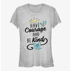 Brand new 👍 Disney Cinderella Have Courage And Be Kind Doodle 👧 Girls T-Shirt 😍